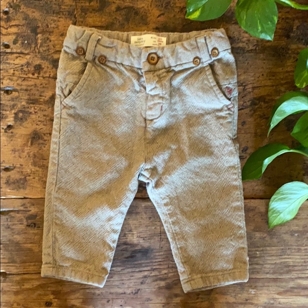 Zara Brown Tweed Pants